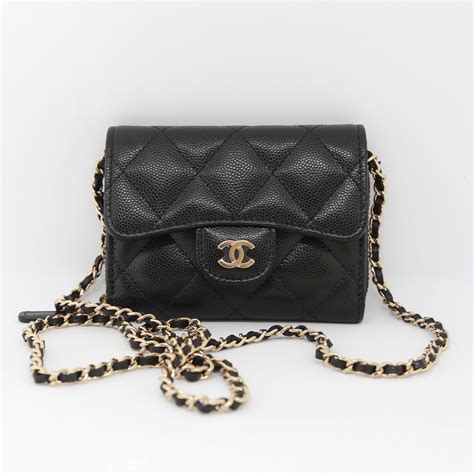 chanel mini wallet chain|Chanel wallet on chain cost.